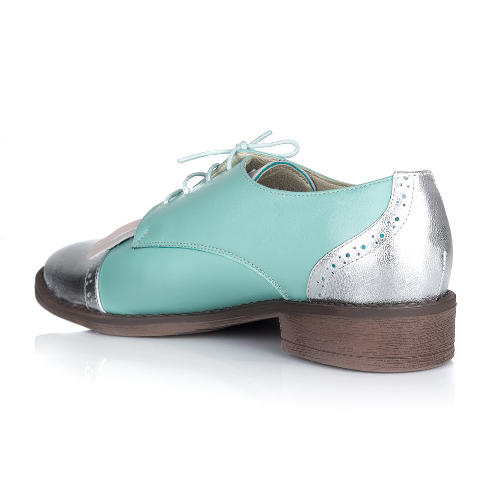 Pantofi Oxford piele cu franjuri Fashion V23 - orice culoare