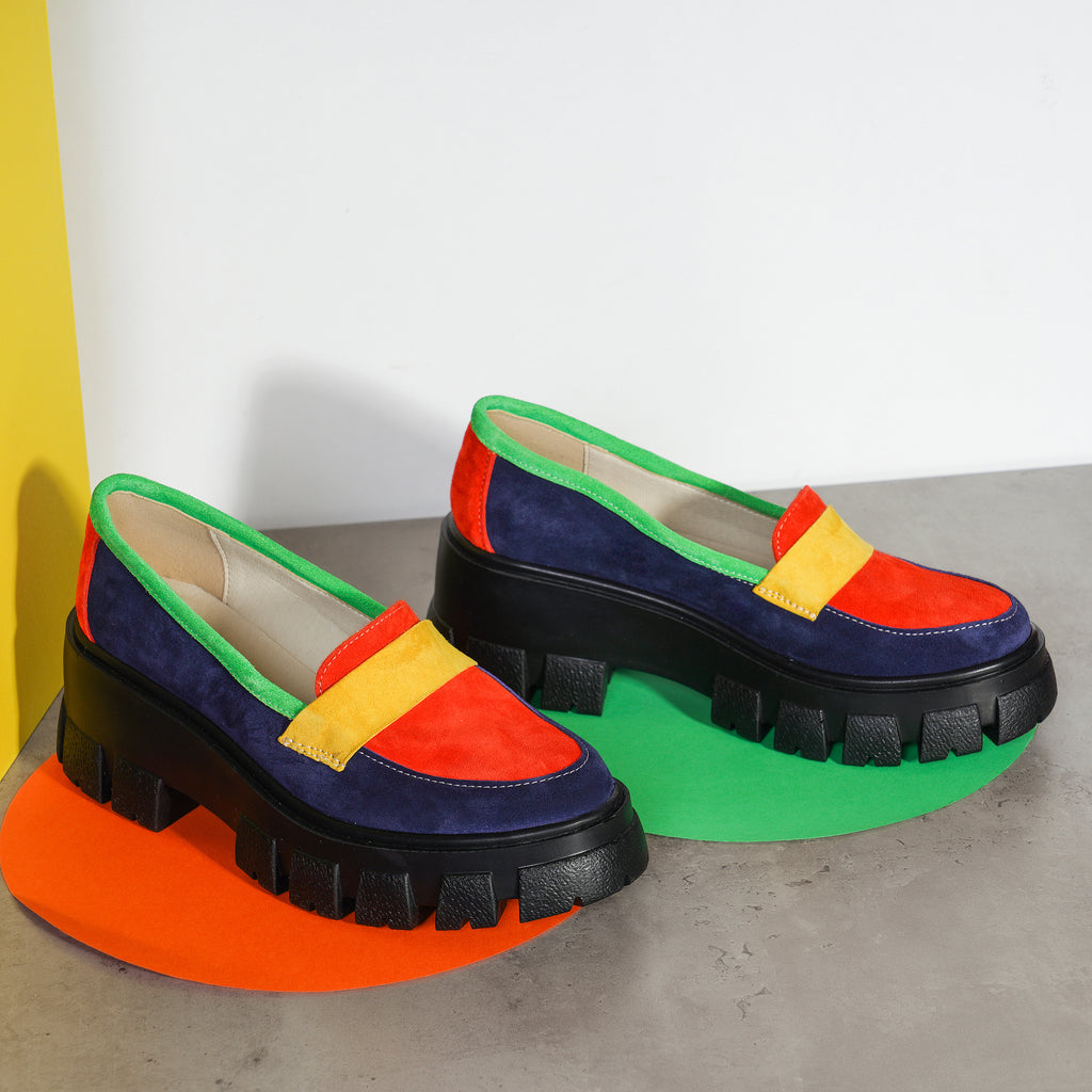 Mocasini Dama Piele Intoarsa Color V69  - orice culoare