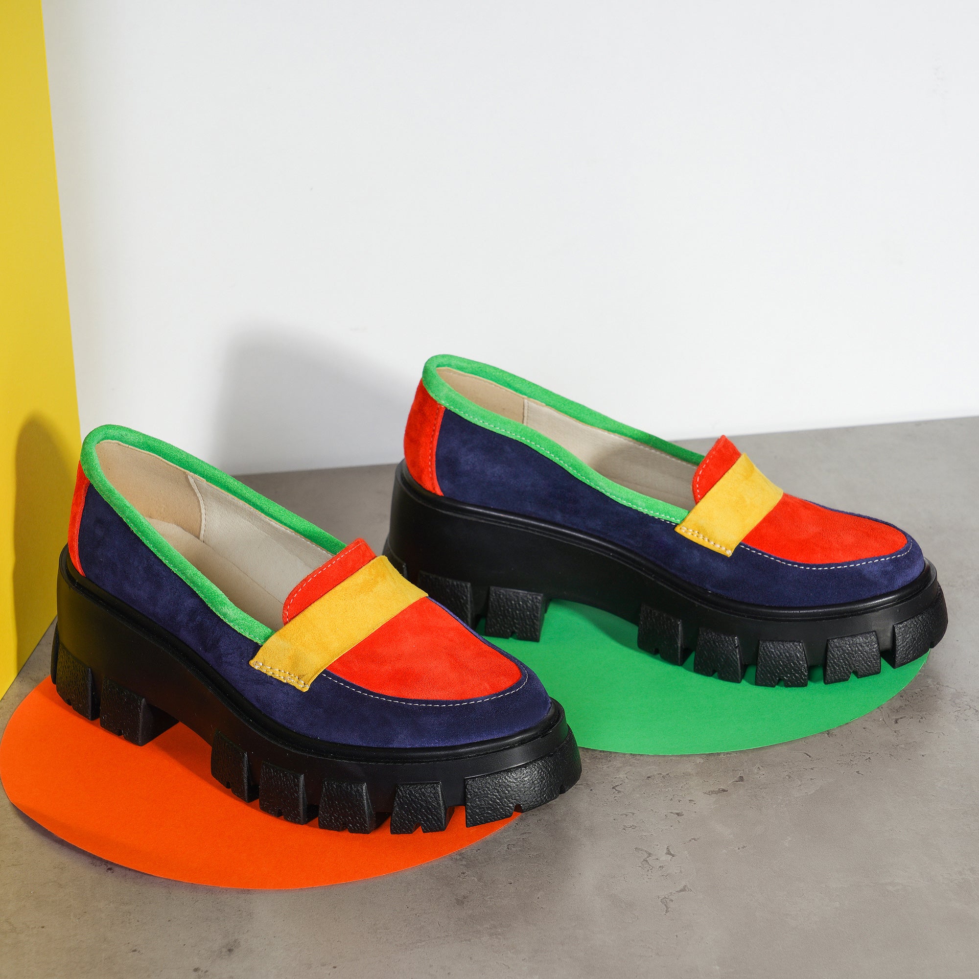 Mocasini Dama Piele Intoarsa Color V69  - orice culoare