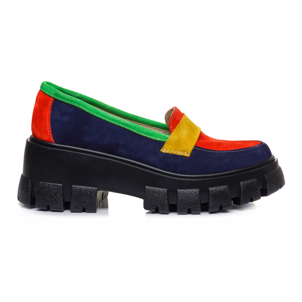 Mocasini Dama Piele Intoarsa Color V69  - orice culoare