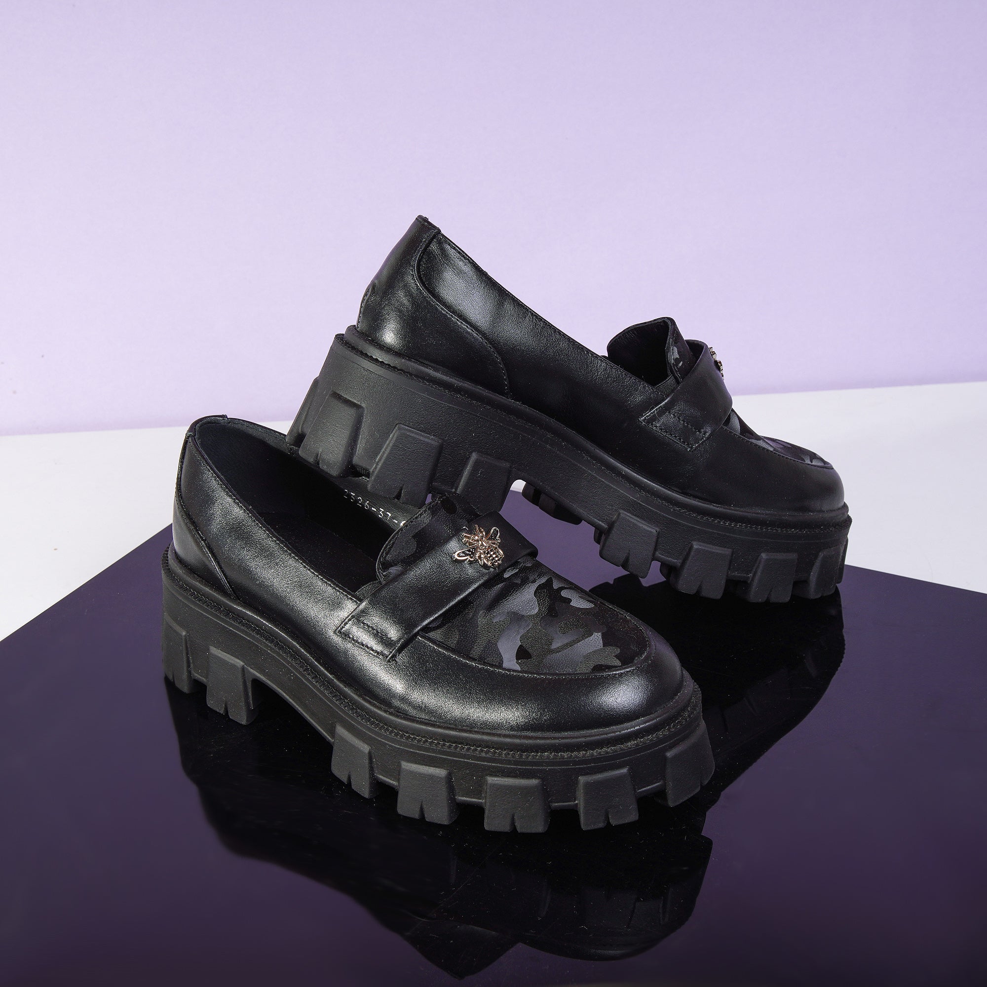 Mocasini Dama Talpa Inalta Brosa V67 -  orice culoare