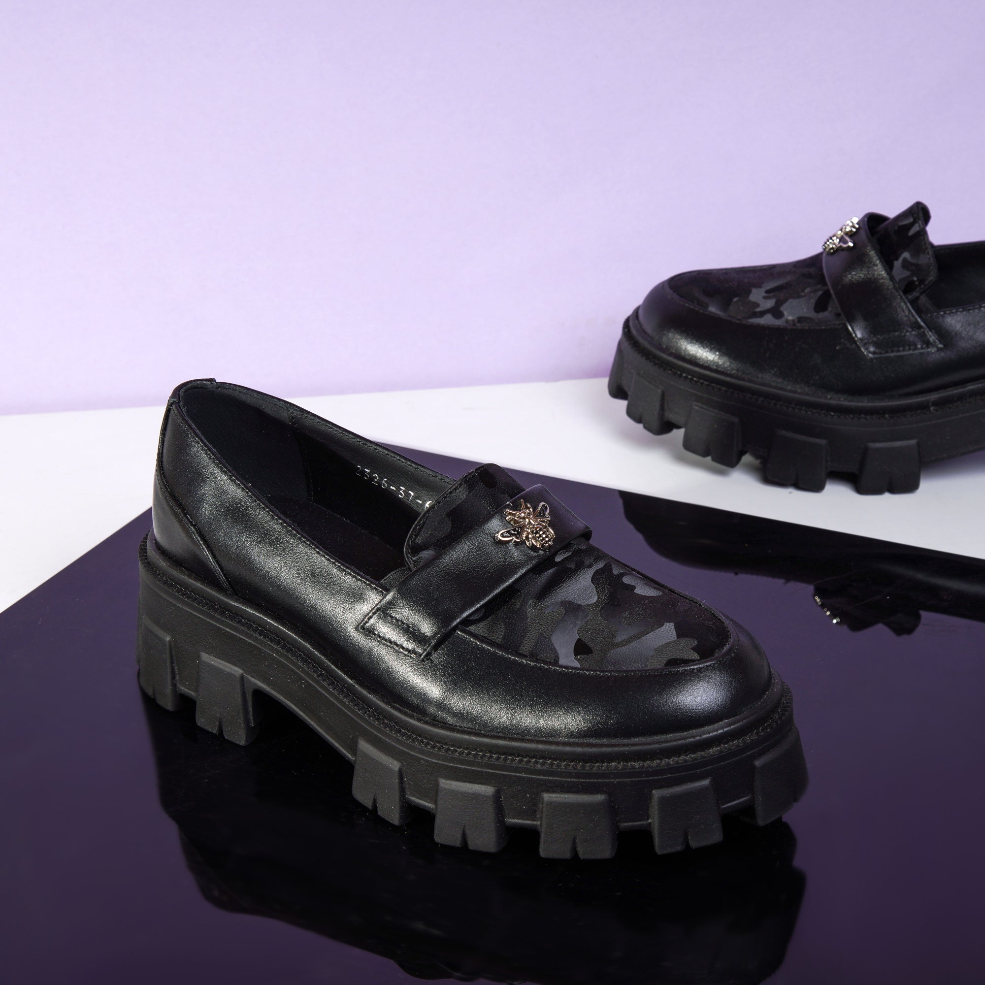 Mocasini Dama Talpa Inalta Brosa V67 -  orice culoare