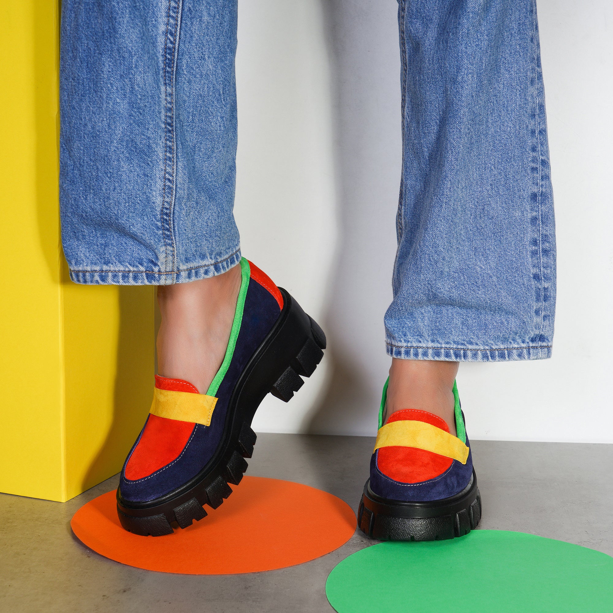 Mocasini Dama Piele Intoarsa Color V69  - orice culoare