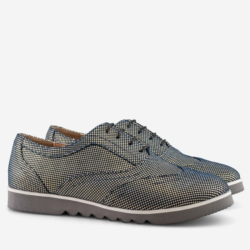 Pantofi Piele Oxford Bleumarin Bristol - Orice culoare