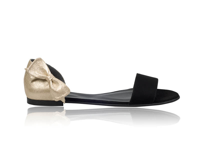 Sandale dama talpa joasa Chic Funda - Piele naturala