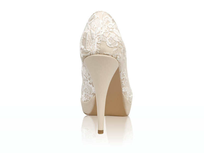 Pantofi mireasa N43 White Lace - orice culoare