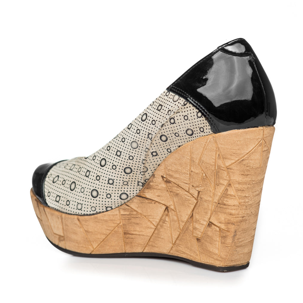 Pantofi piele cu platforma Eva Model V2 - orice culoare