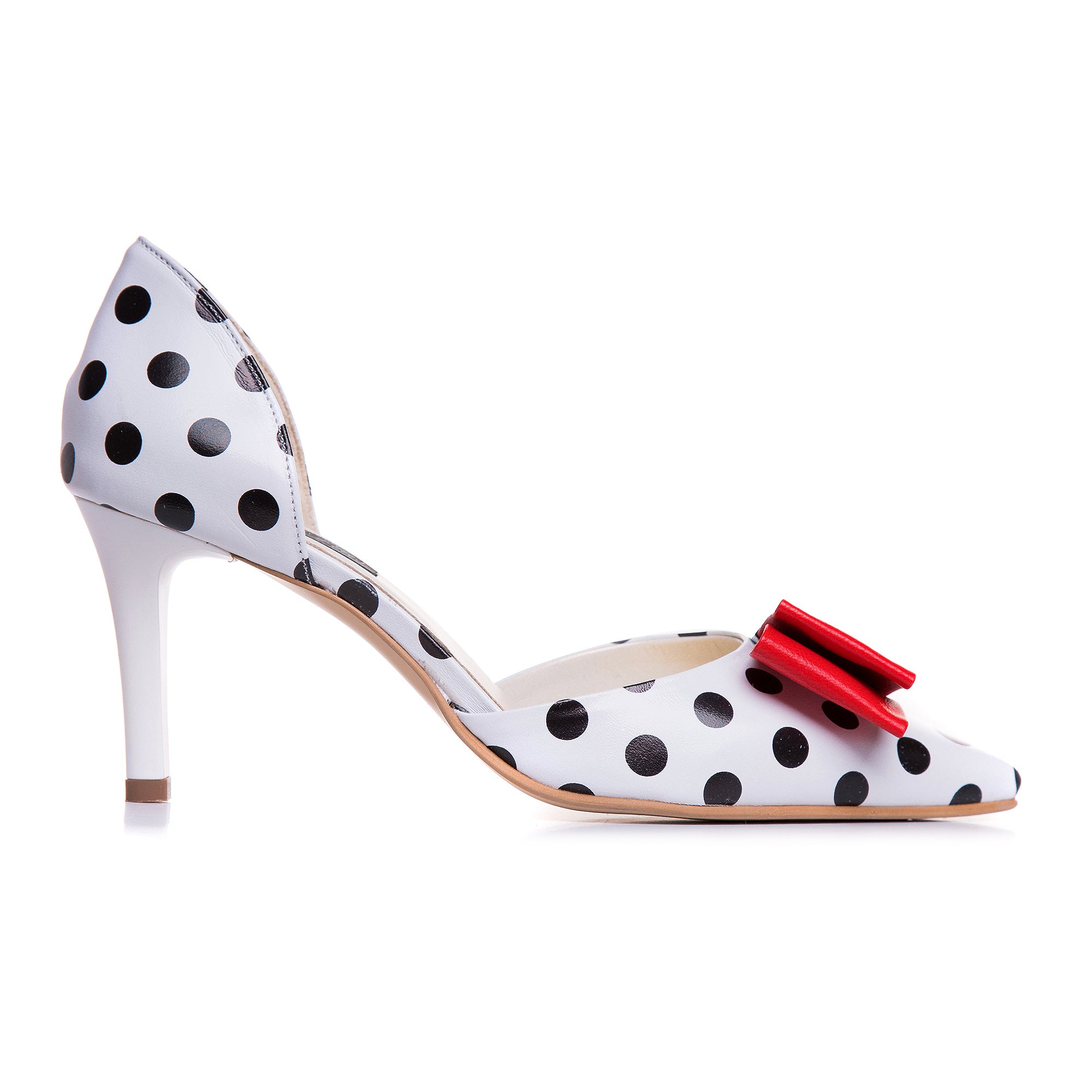 Pantofi Stiletto Piele Buline cu Funda C84 - Orice Culoare
