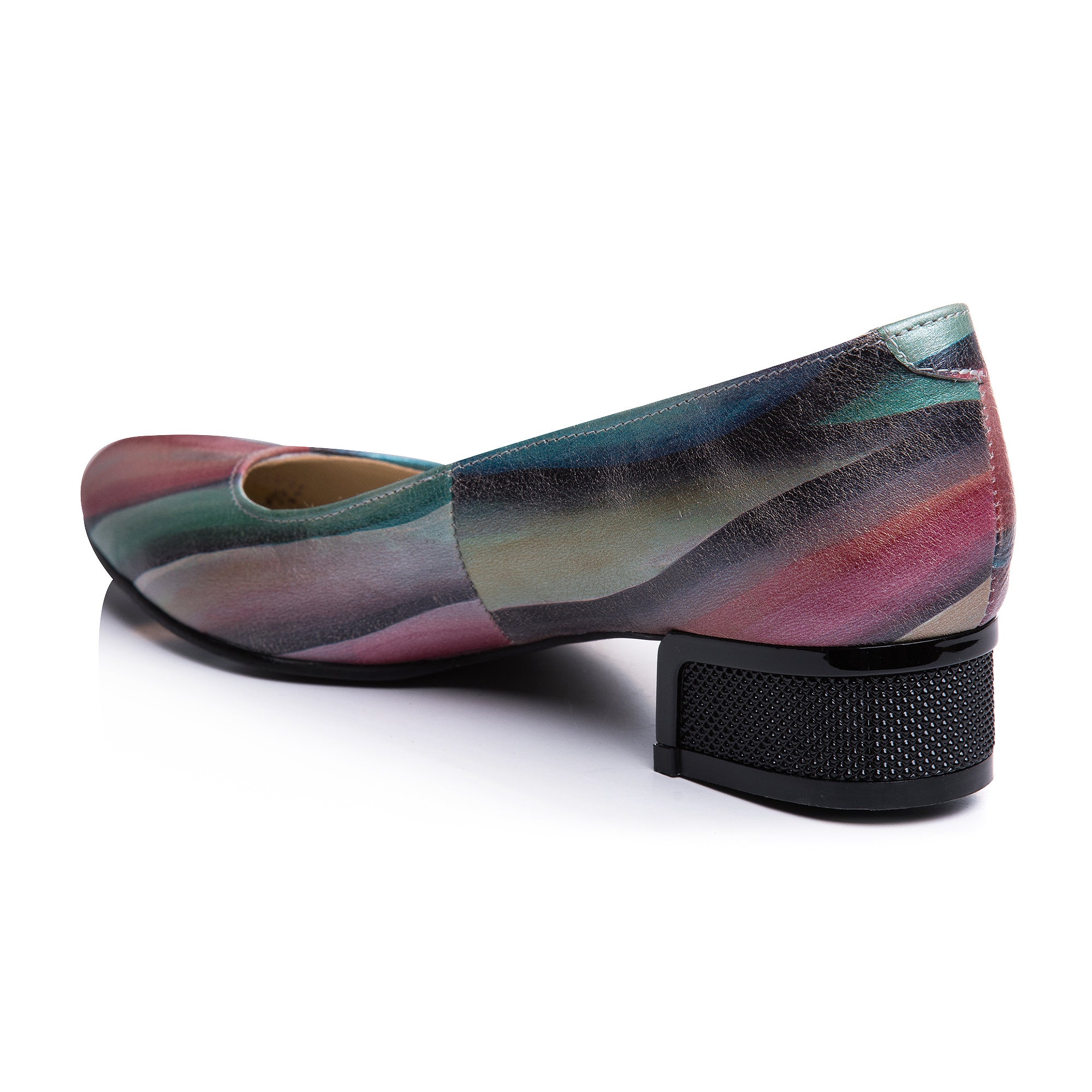 Pantof Comod Toc Mic Piele Color V61 - orice culoare