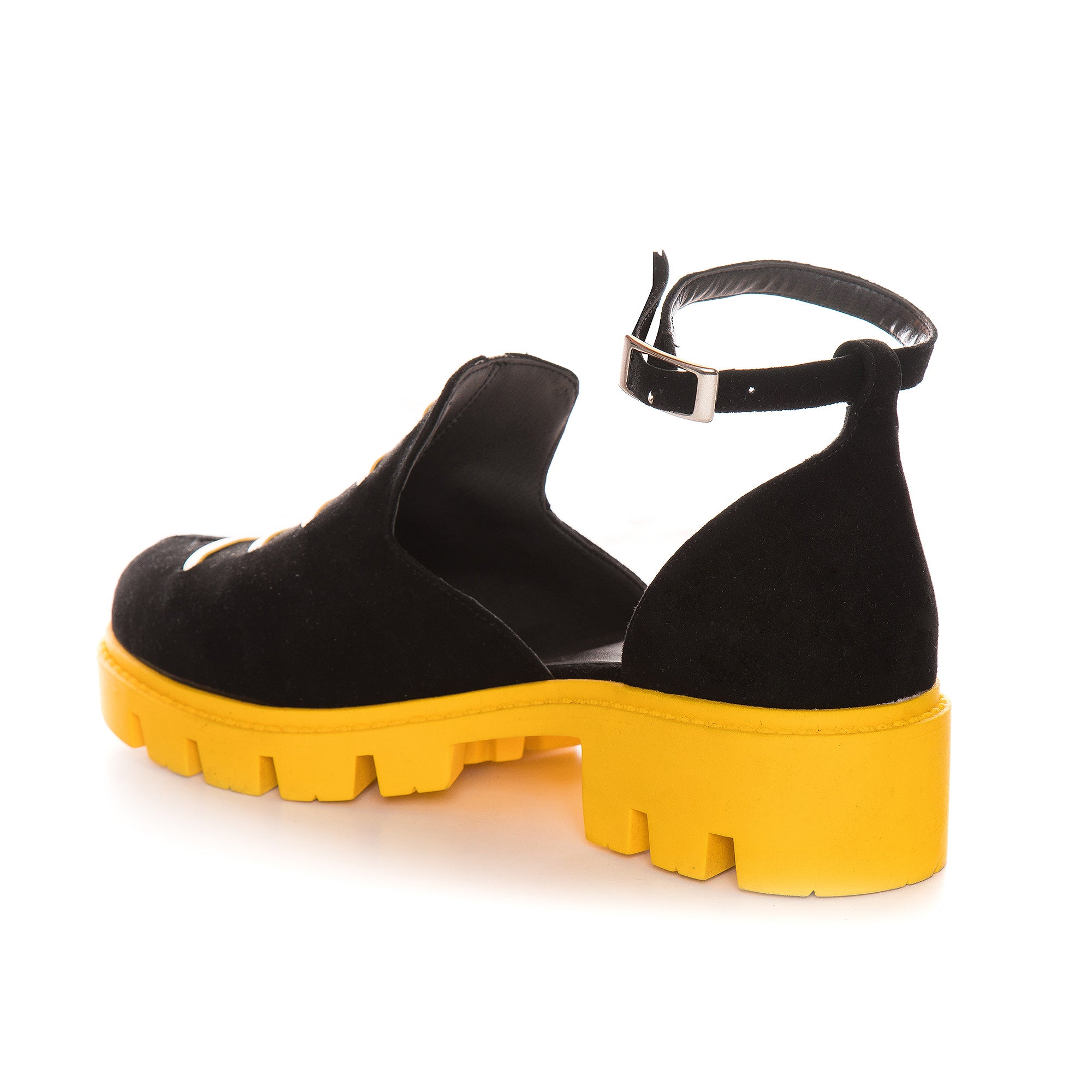 Pantofi Piele Intoarsa Casual Decupat  V50  - orice culoare