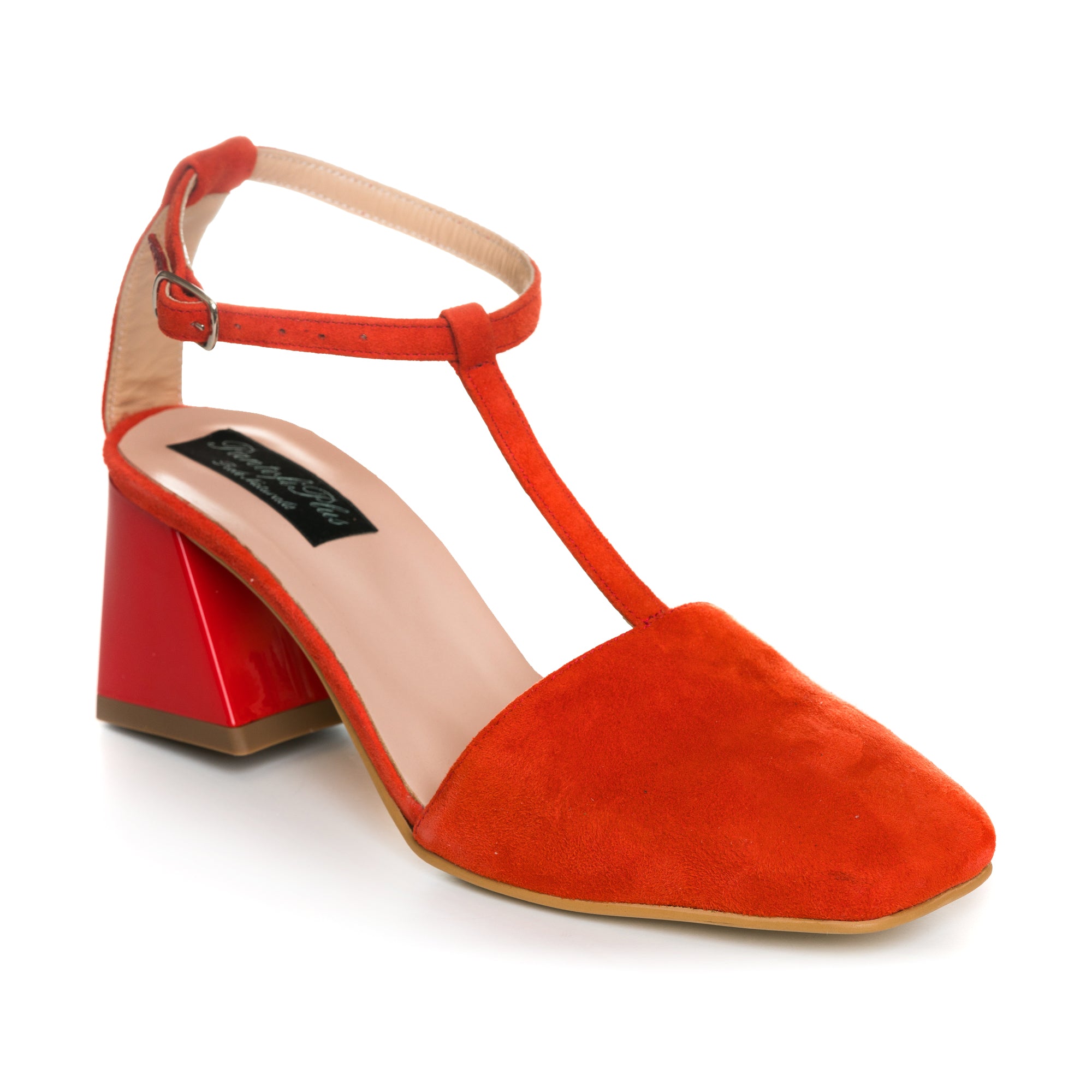 Pantofi Comod Piele Intoarsa Corai C58 - Orice Culoare