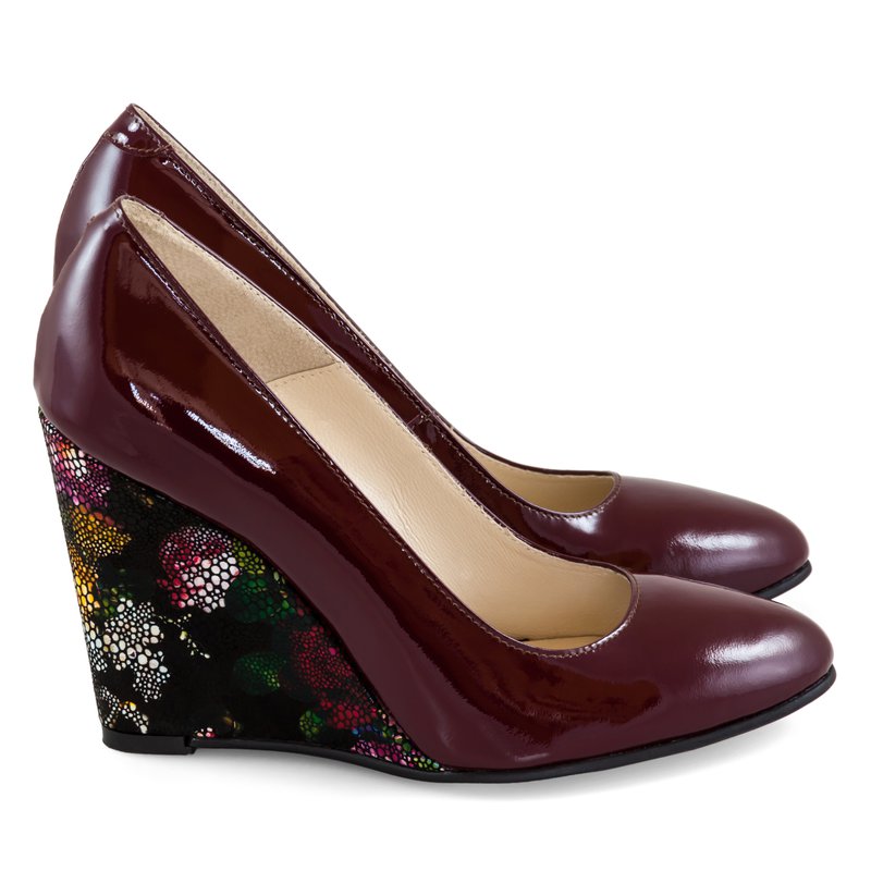 Pantofi cu Platforma Piele Color D10 - orice culoare