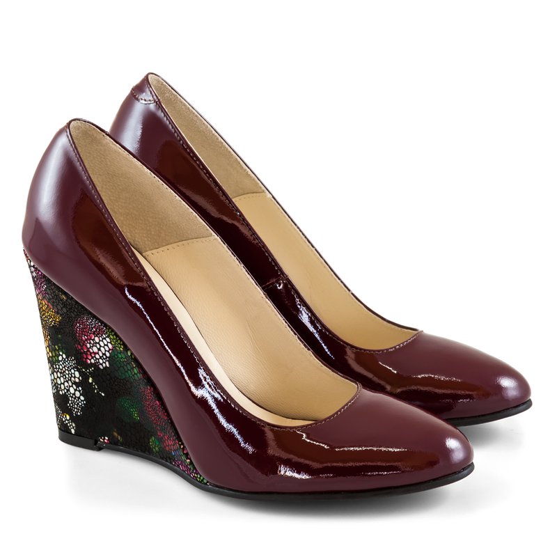 Pantofi cu Platforma Piele Color D10 - orice culoare