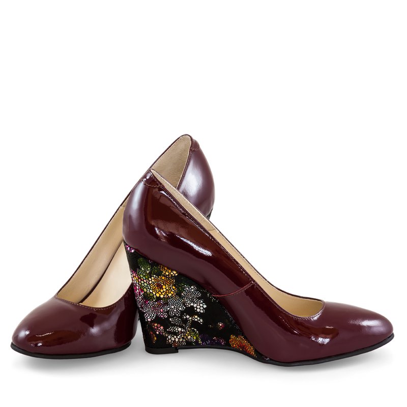 Pantofi cu Platforma Piele Color D10 - orice culoare