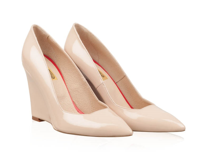 Pantofi Piele cu Platforma Nude N20 - orice culoare