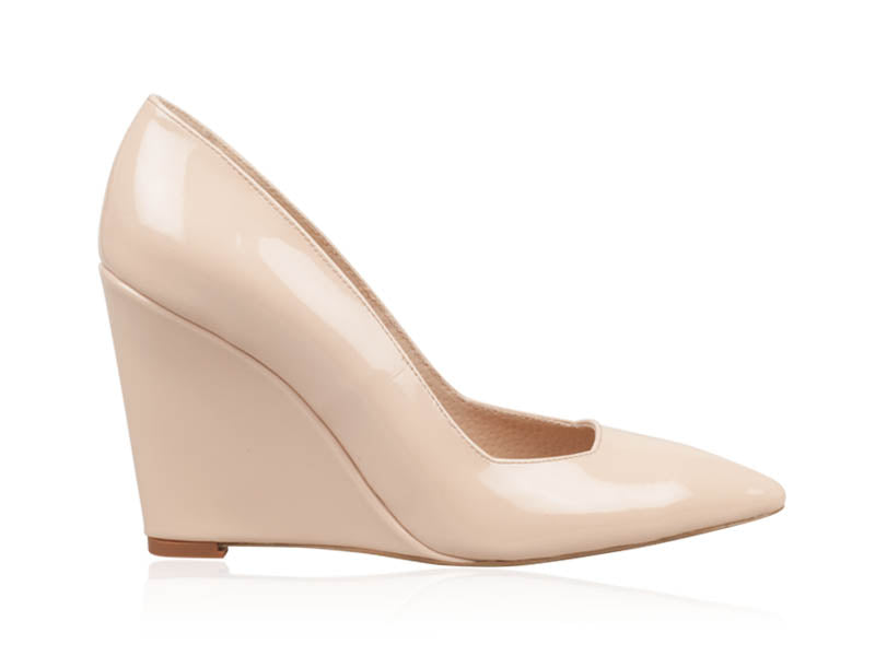 Pantofi Piele cu Platforma Nude N20 - orice culoare