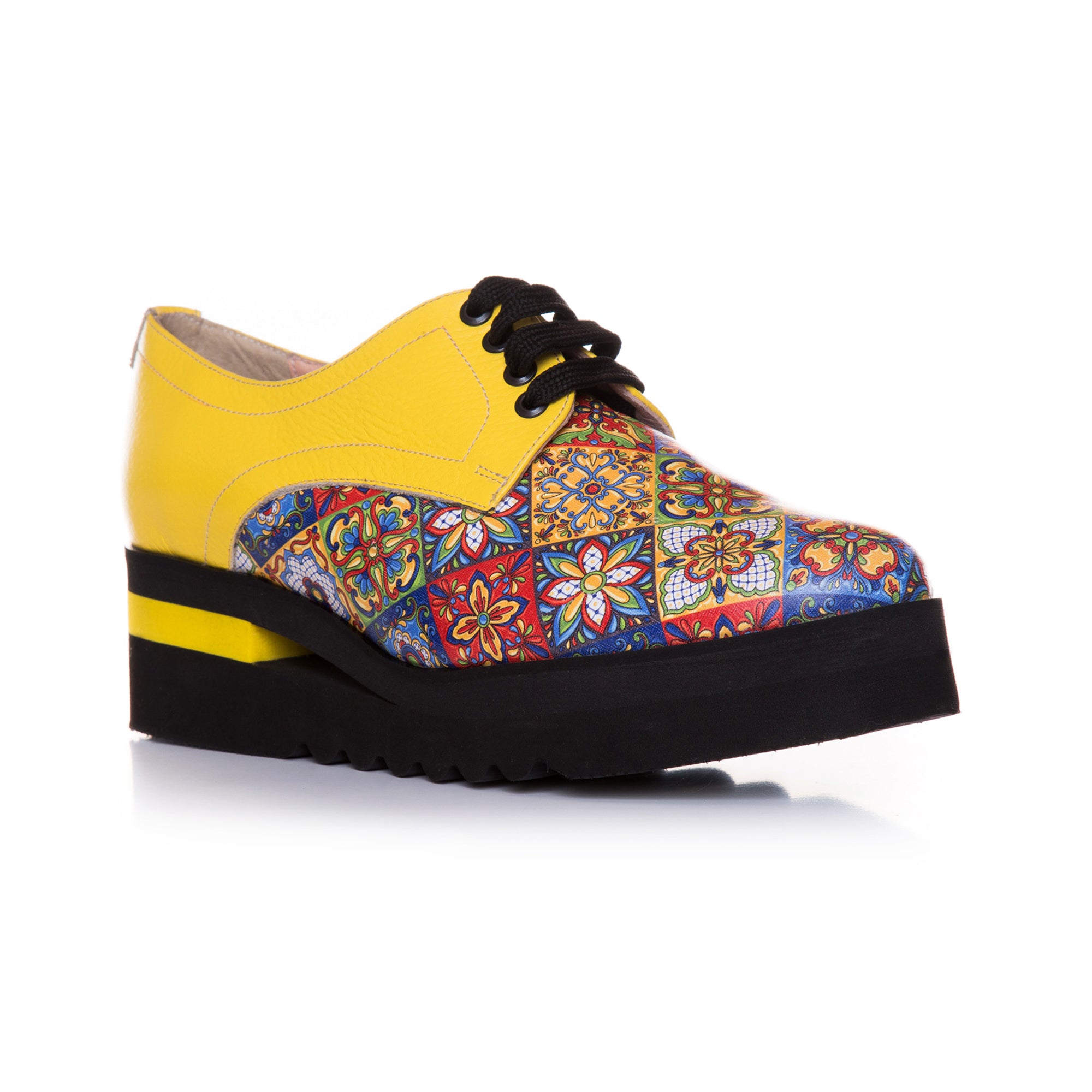 Pantofi Dama Piele Galben Clare T3  - orice culoare