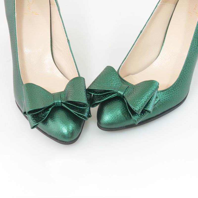 Pantofi Dama Piele Verde Bonita D62  - orice culoare