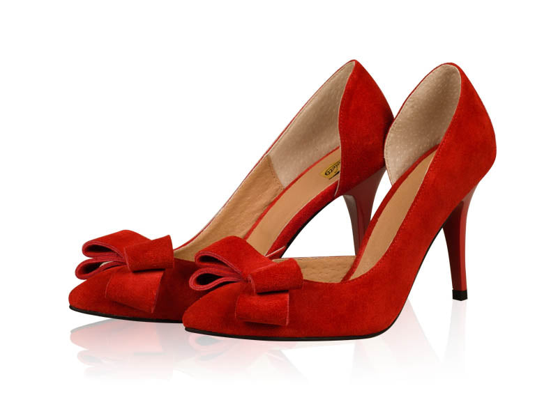 Pantofi Stiletto Diva Piele Rosu N50 - orice culoare