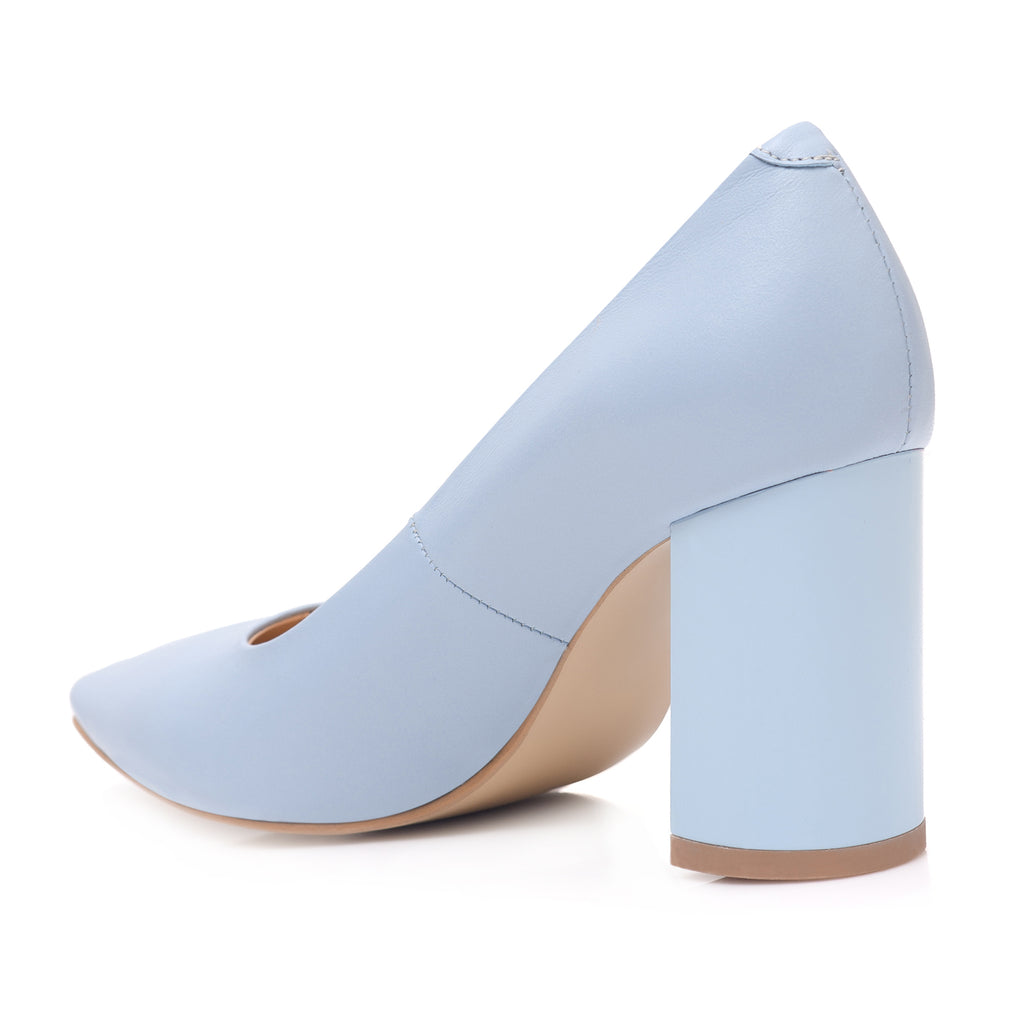 Pantofi Piele Lacuita Bleu Irene C46 - orice culoare