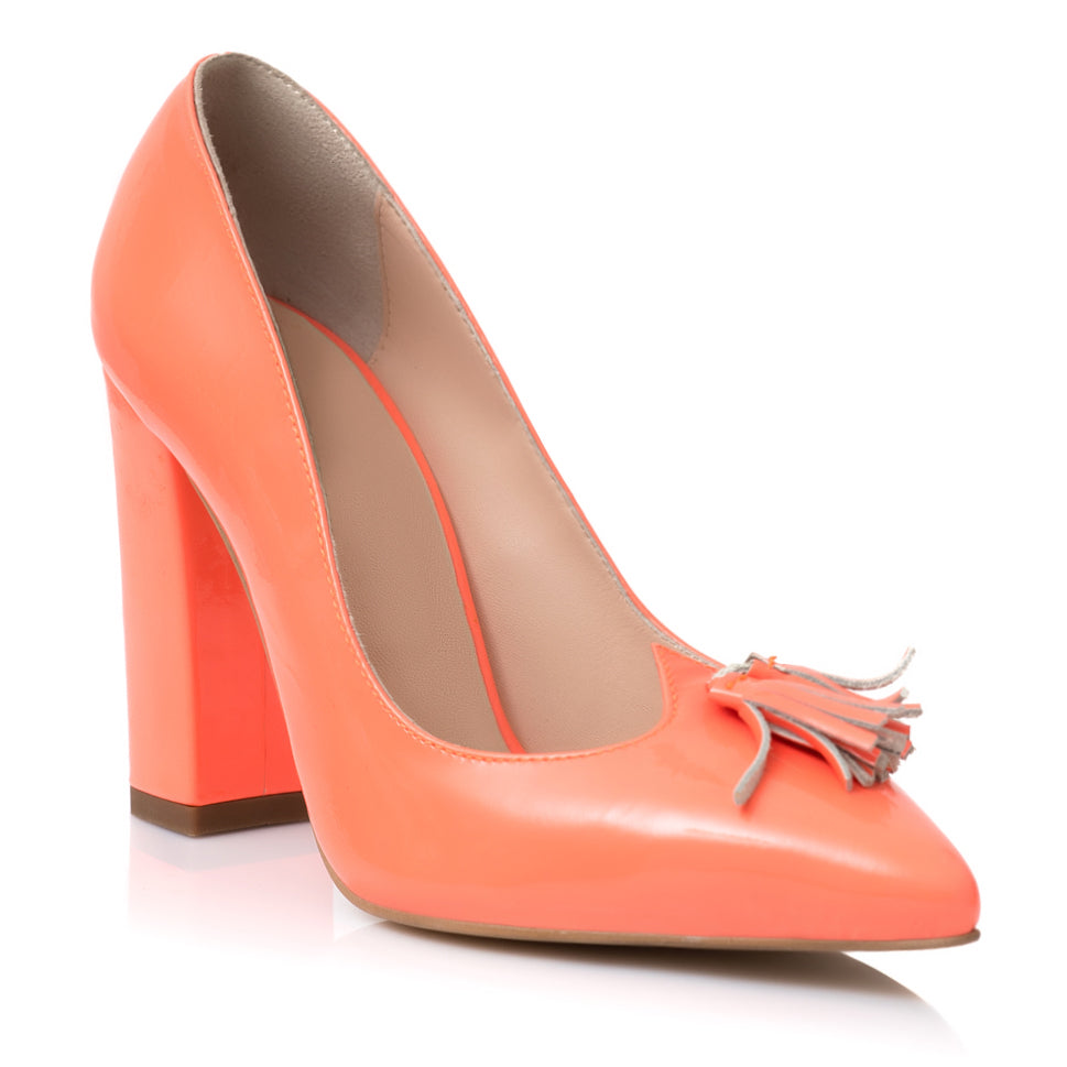 Pantofi Dama Lac Corai Ciucuras E7 - orice culoare