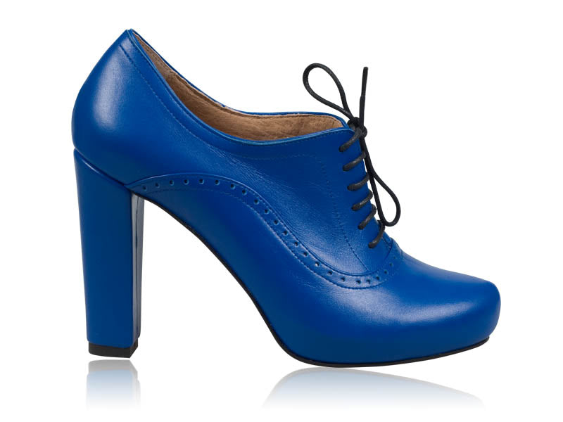 Botine piele negru cu siret N3 - orice culoare