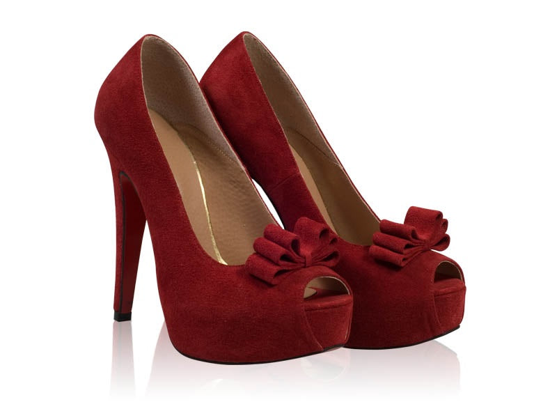 Pantofi Piele Lori Funda N60 Rosu - orice culoare