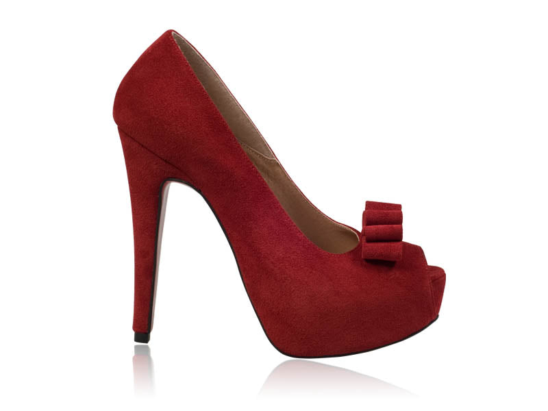 Pantofi Piele Lori Funda N60 Rosu - orice culoare