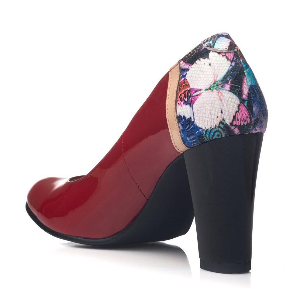Pantofi Dama Office London Rosu V23 - orice culoare