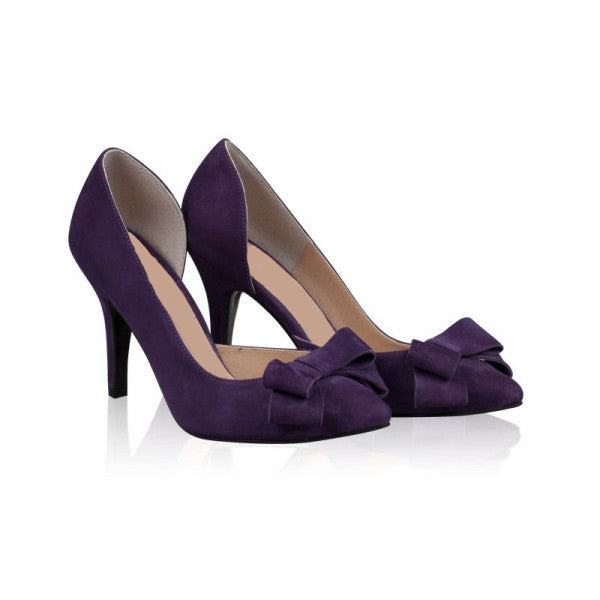 Pantofi Stiletto Diva Piele Mov N50 - orice culoare