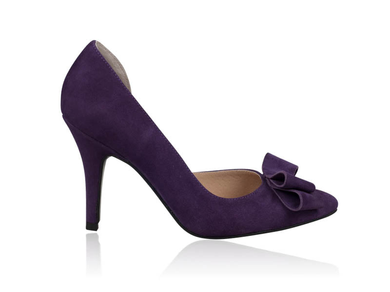 Pantofi Stiletto Diva Piele Mov N50 - orice culoare