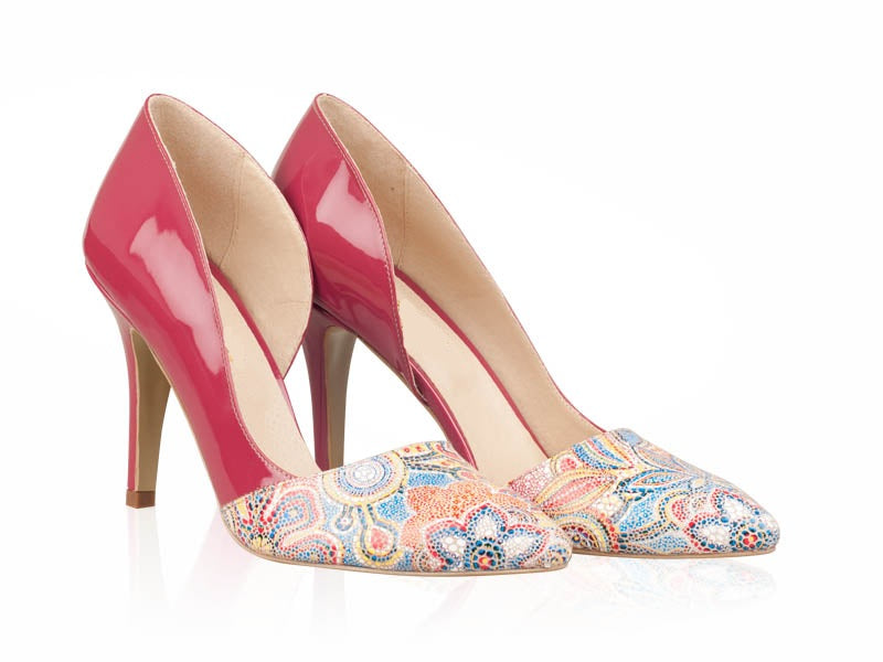 Pantofi Piele Stiletto Fancy Roz N30 - orice culoare