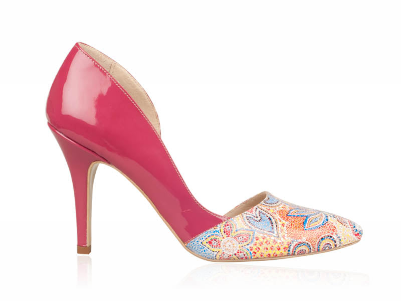 Pantofi Piele Stiletto Fancy Roz N30 - orice culoare
