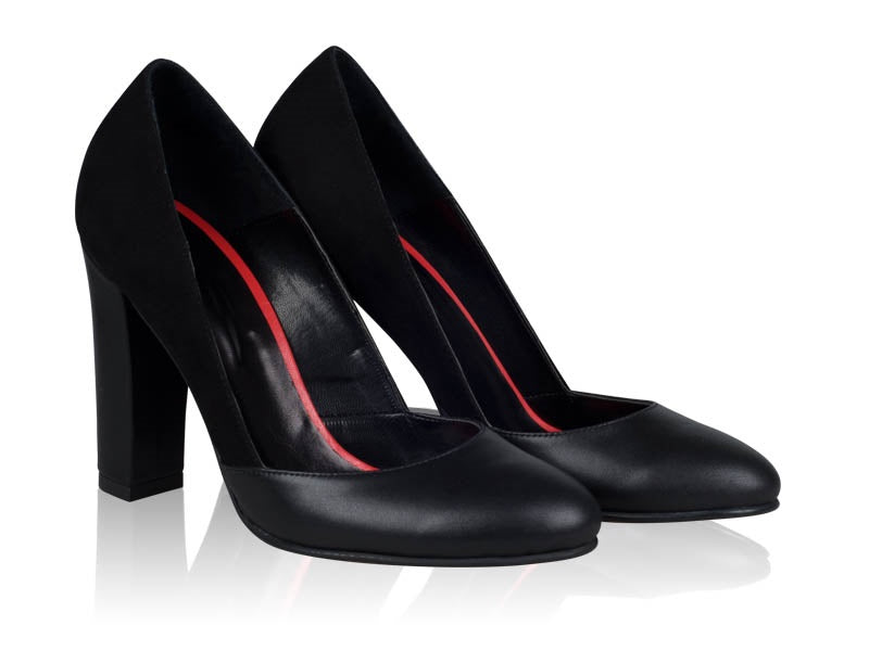 Pantofi dama piele Retro N1 Negru - orice culoare