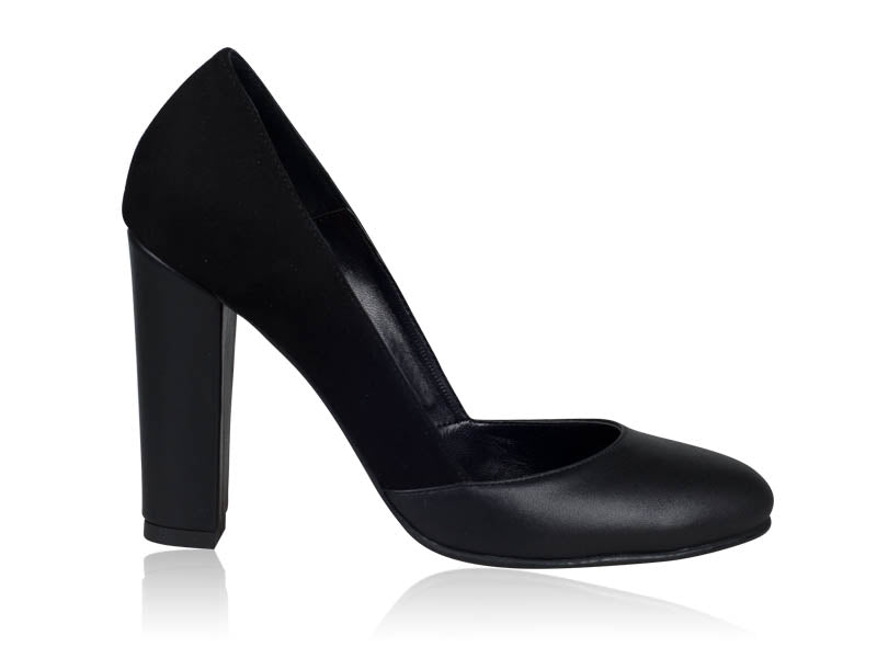 Pantofi dama piele Retro N1 Negru - orice culoare