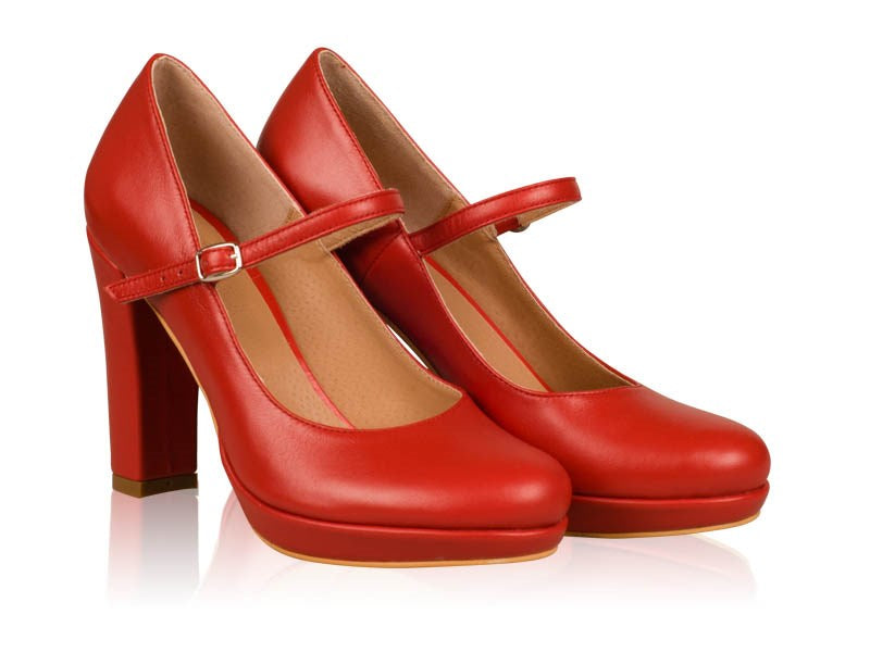 Pantofi Dama Piele cu Bareta N43 - orice culoare