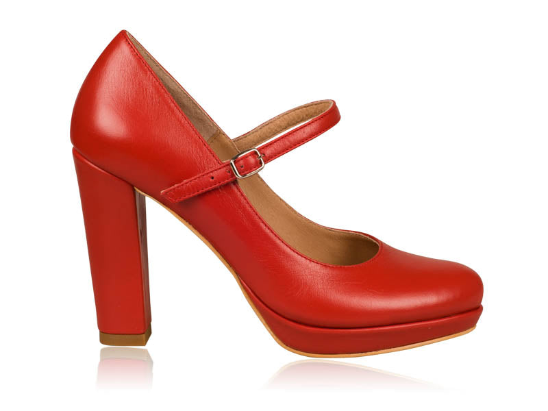 Pantofi Dama Piele cu Bareta N43 - orice culoare