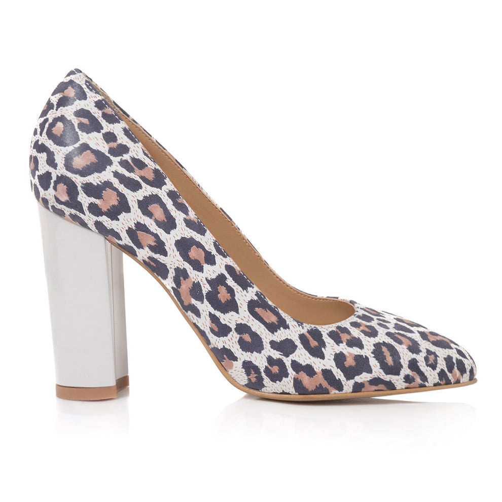 Pantofi Dama Piele Animal Print Aris T45 - Orice Culoare