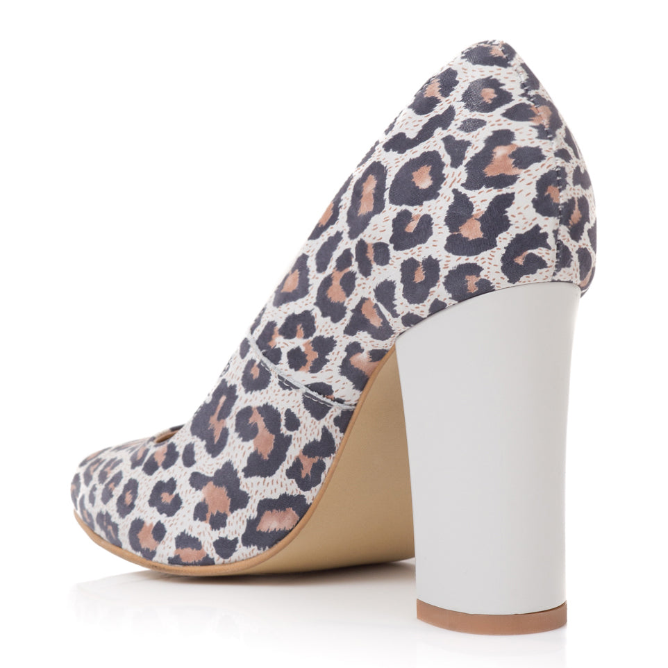 Pantofi Dama Piele Animal Print Aris T45 - Orice Culoare