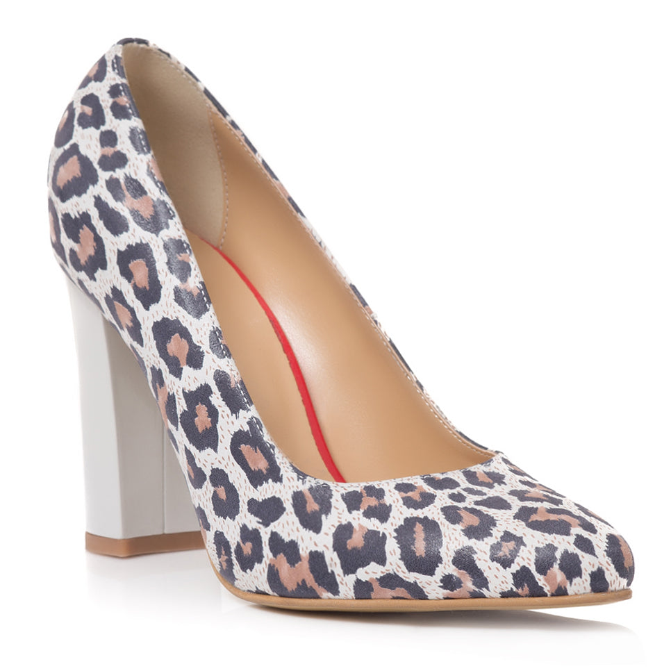 Pantofi Dama Piele Animal Print Aris T45 - Orice Culoare