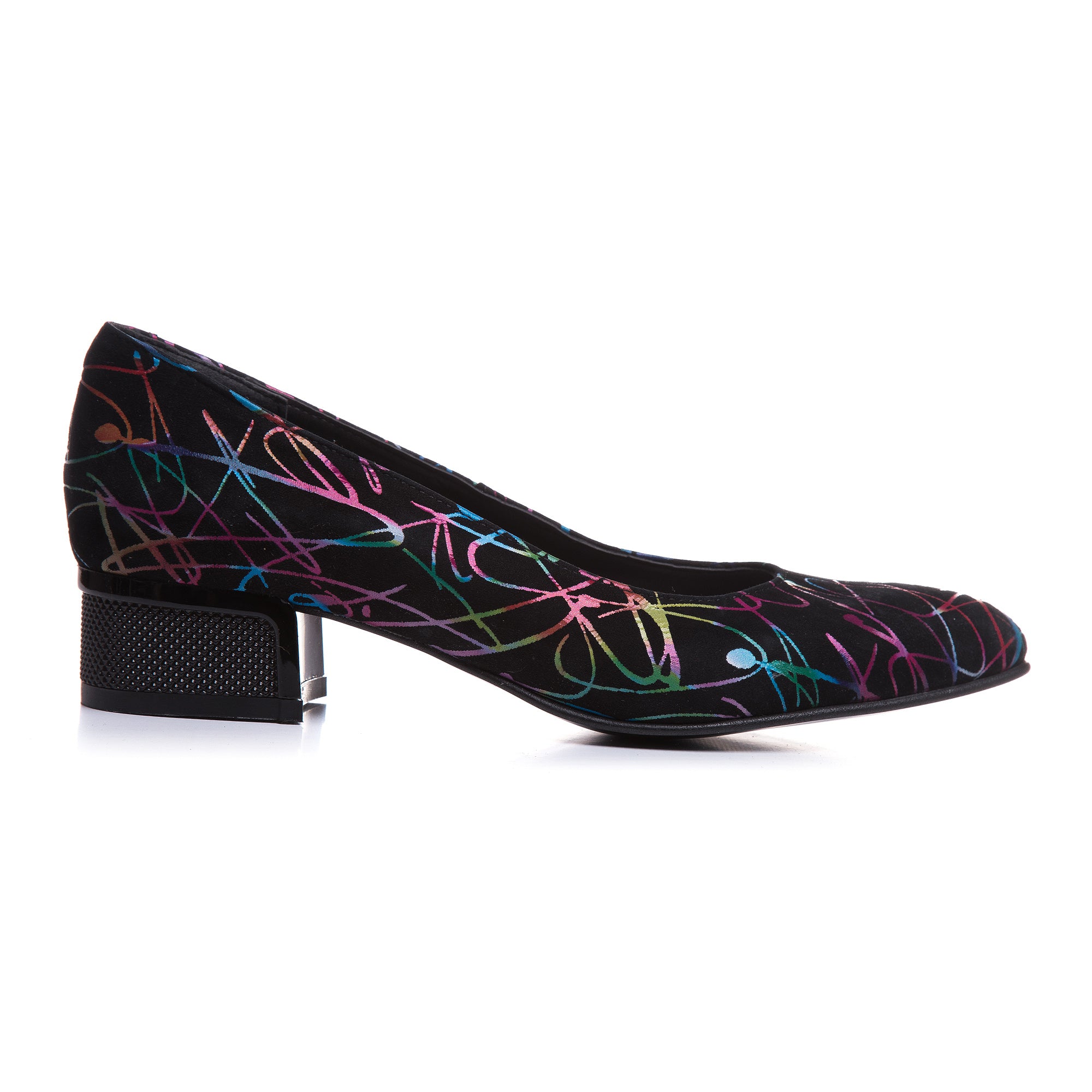 Pantof Comod Toc Mic Piele Color V62 - orice culoare