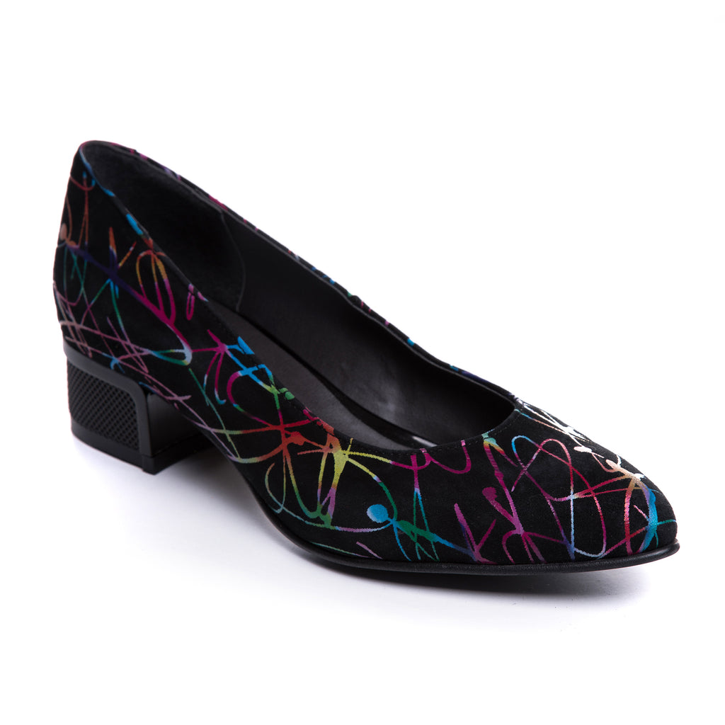 Pantof Comod Toc Mic Piele Color V62 - orice culoare