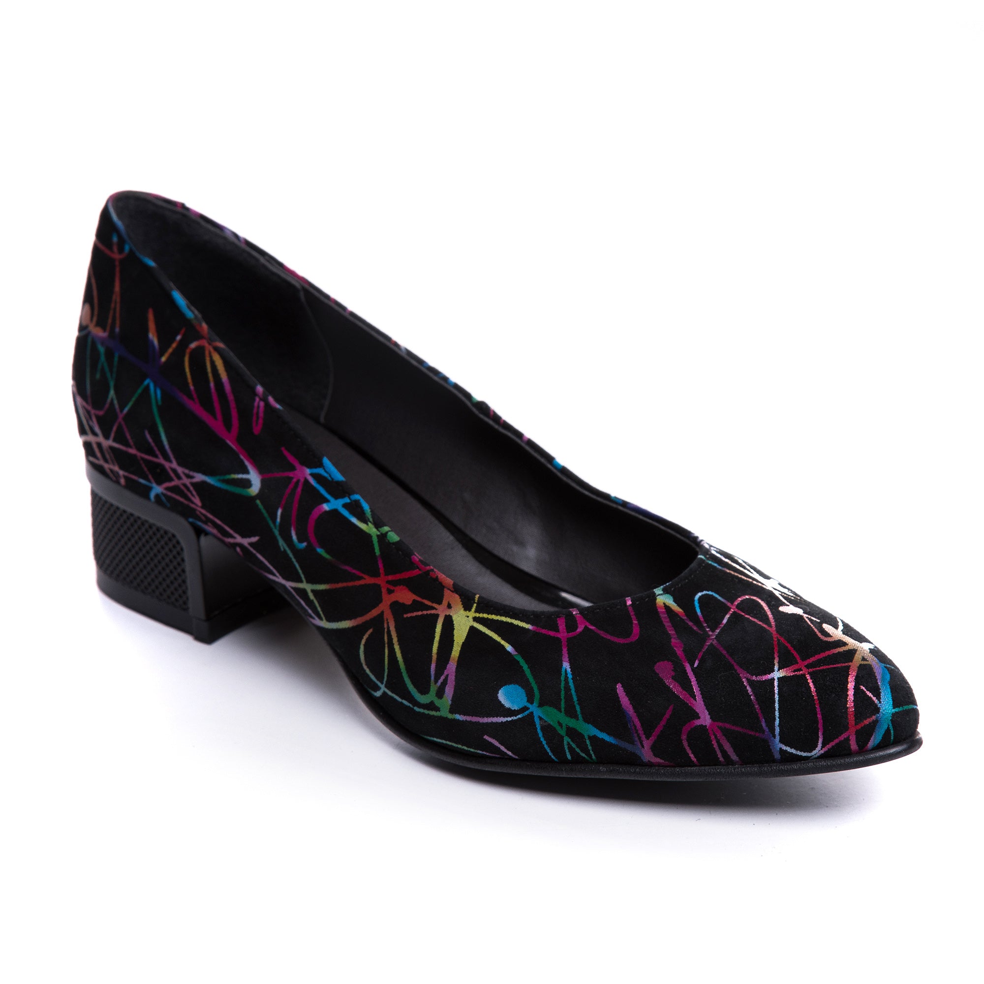 Pantof Comod Toc Mic Piele Color V62 - orice culoare
