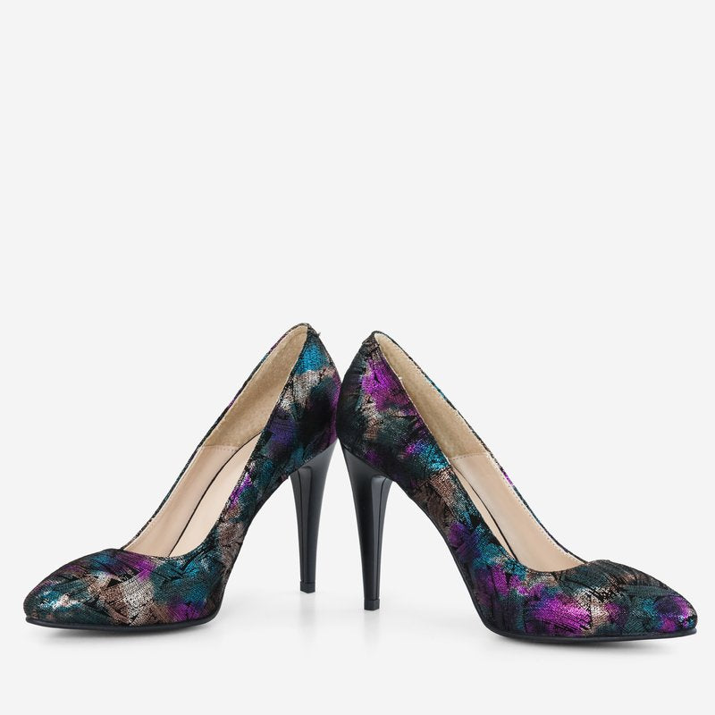 Pantofi Stiletto Piele Color Lisa D50- orice culoare