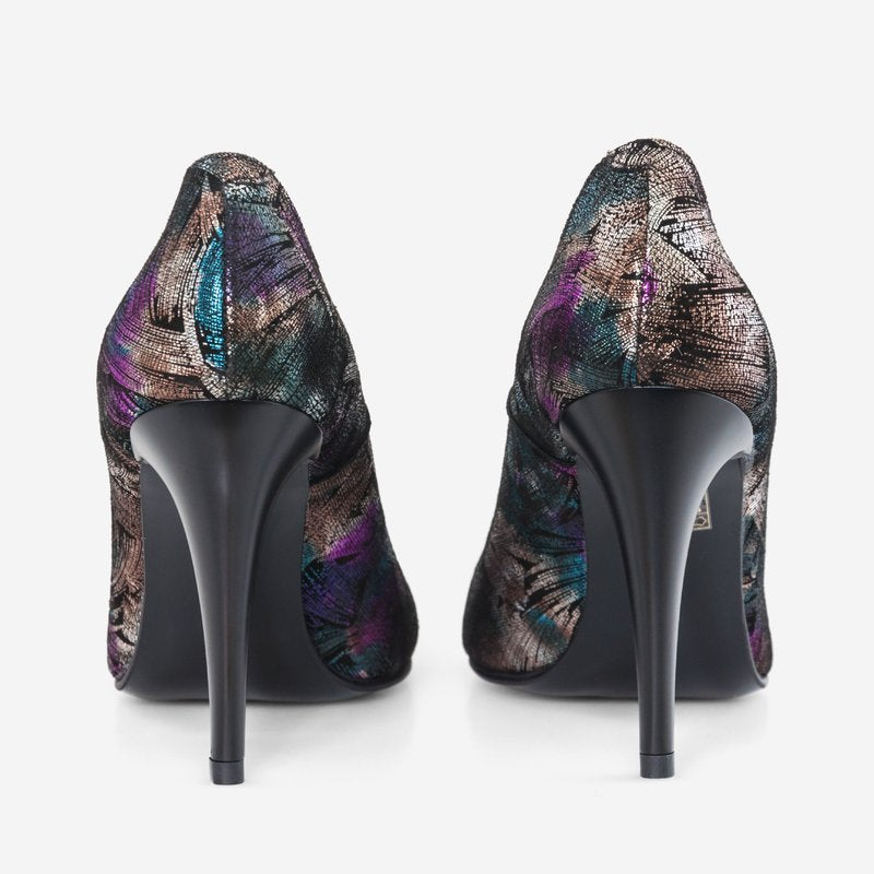 Pantofi Stiletto Piele Color Lisa D50- orice culoare