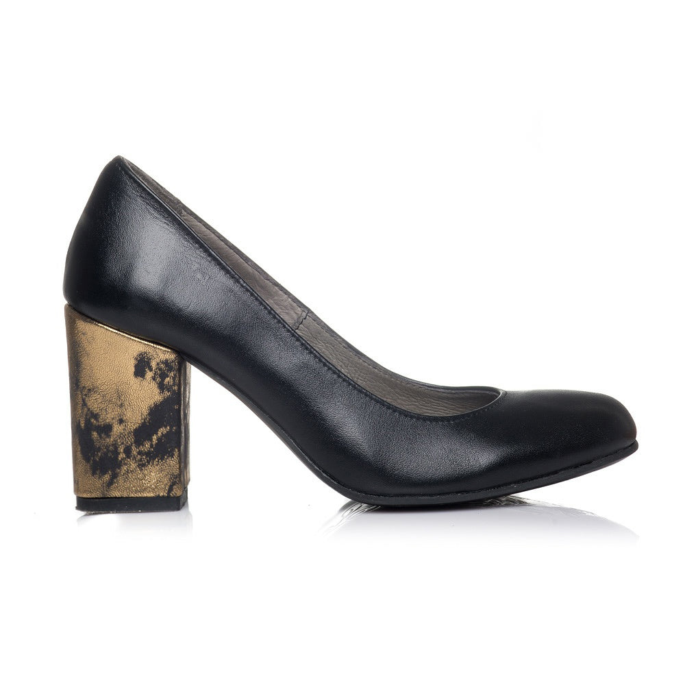 Pantofi Piele Confort I4 Negru  - orice culoare