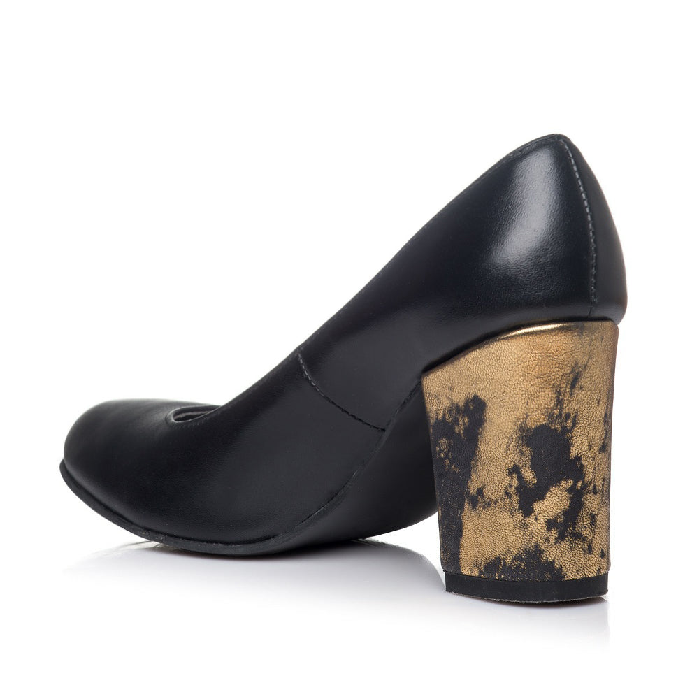 Pantofi Piele Confort I4 Negru  - orice culoare