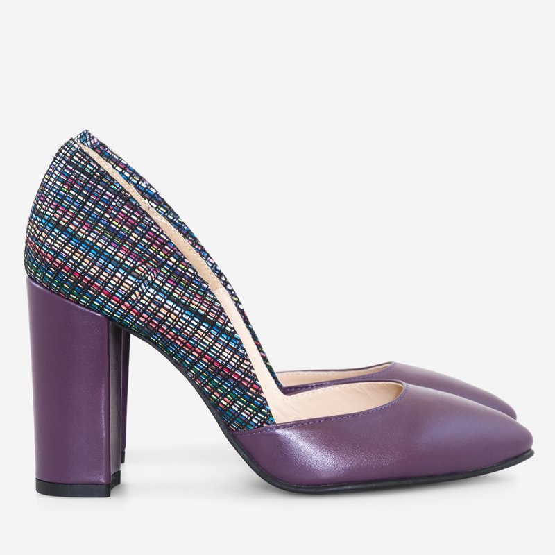 Pantofi Dama Piele Mov Venice D57 - orice culoare