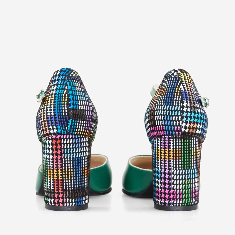 Pantofi Piele Verde Comod Style D59  - orice culoare