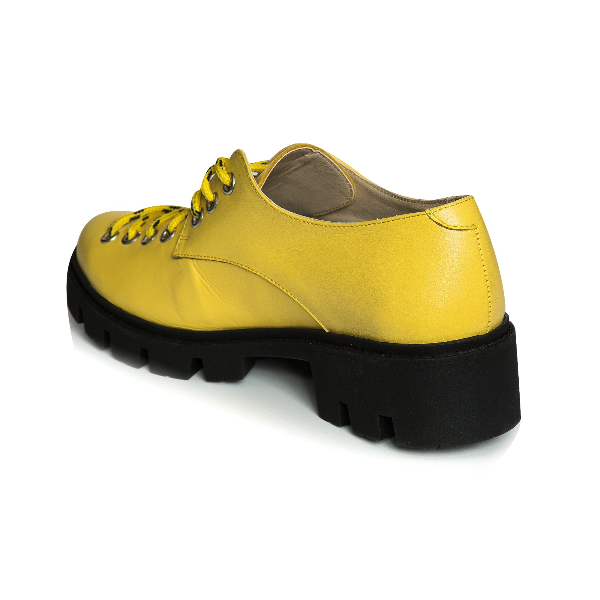 Pantofi Piele Galben Sara V11  - orice culoare